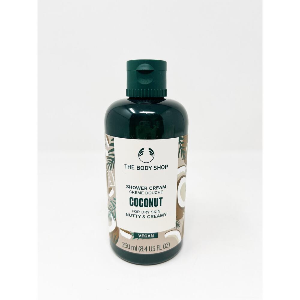 THE BODY SHOP Coconut Shower Cream 8.4oz/250ml Dry Skin Nutty Creamy NEW